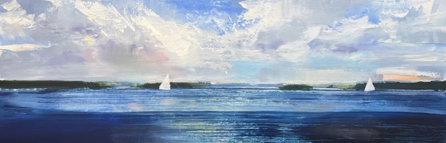 Craig Mooney | Sail Away | Oil on Canvas | 12" X 36" | Sold