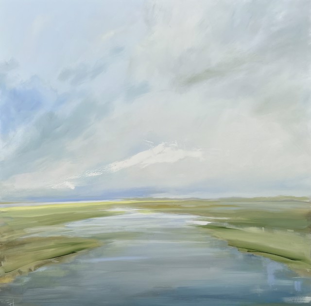 Ingunn Milla Joergensen | Open | Oil on Canvas | 48" X 48" | Sold