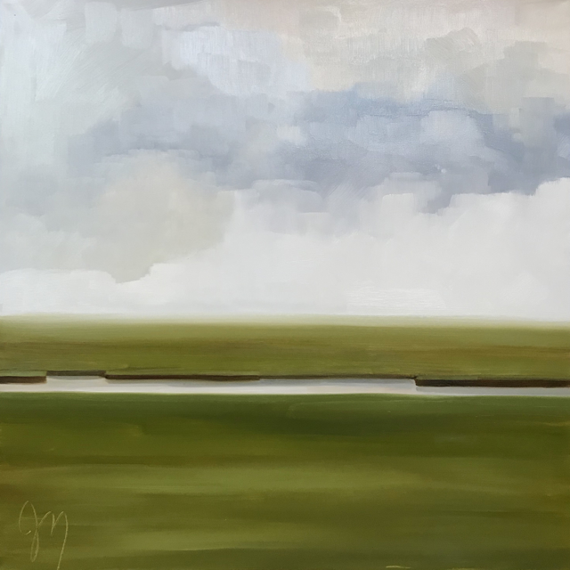 Jill Matthews | Fragmented | Oil on Canvas | 36" X 36" | $2,950