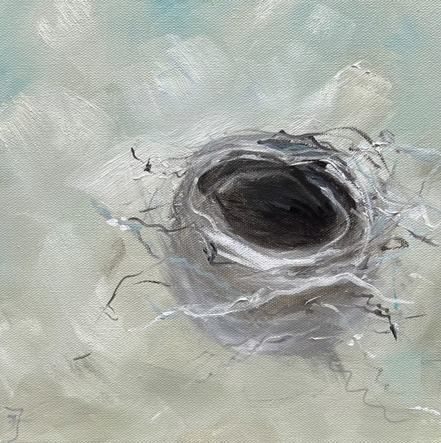 Ingunn Milla Joergensen | Nest #2 | Oil on Canvas | 10" X 10" | $800