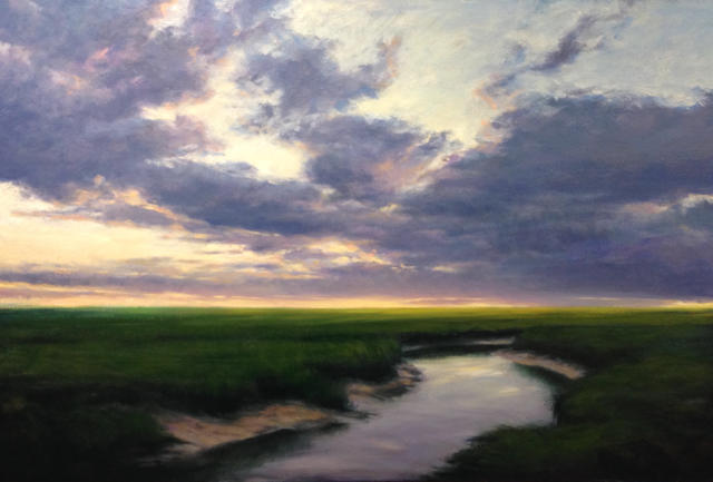 Margaret Gerding | Summer Sunset | Oil on Panel | 40" X 60" | Sold
