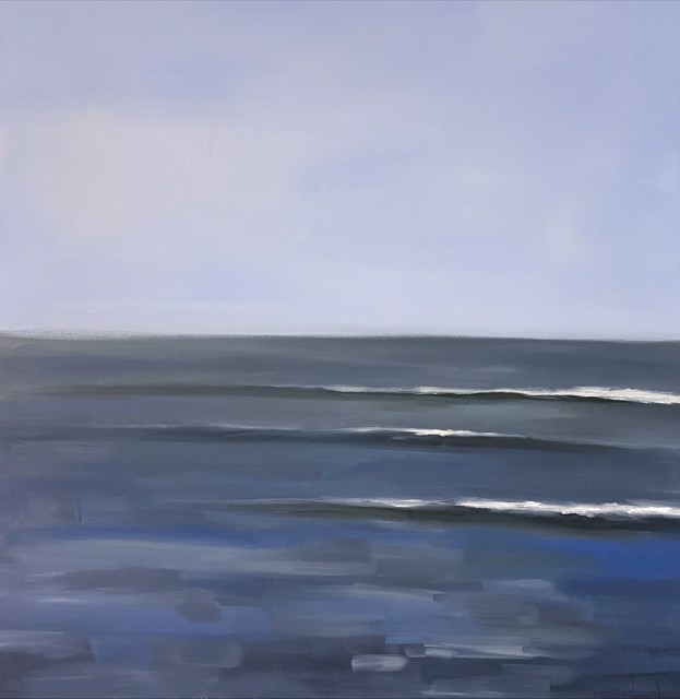 Jill Matthews | Cobalt Morning | Oil on Canvas | 36" X 36" | $2,950