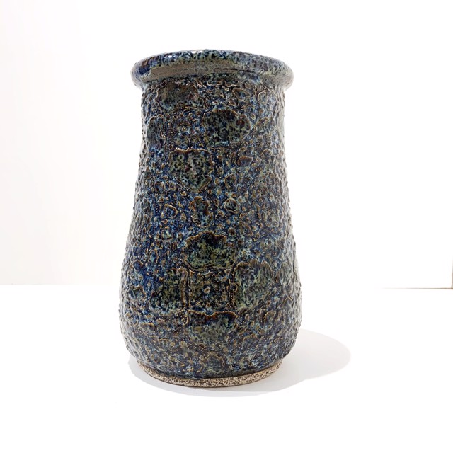 Richard Winslow | Tall Textured Vase | Ceramic | 9" X 5.5" | Sold