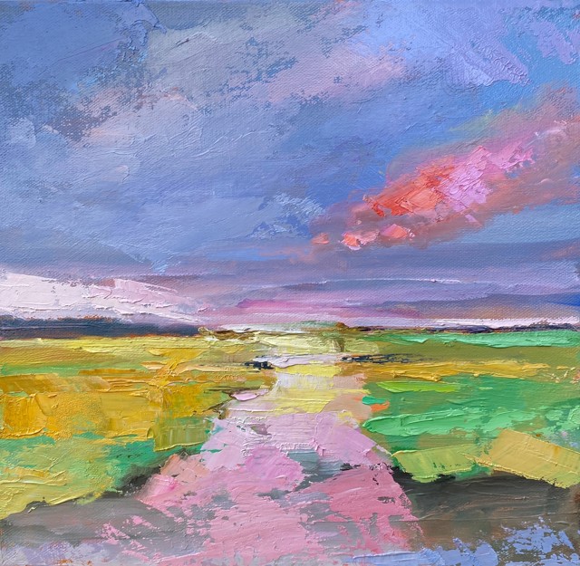 Claire Bigbee | Ogunquit River Marsh | Oil on Canvas | 12" X 12" | $1,050