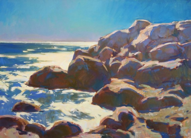 Strong Light on Warm Rocks