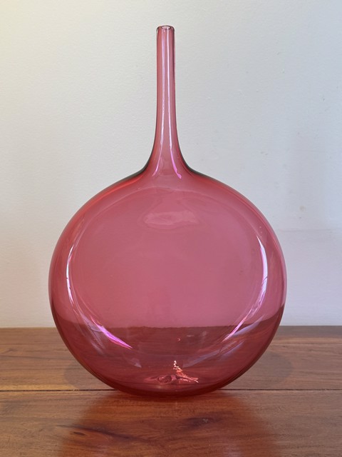 Pink Flat Bottle