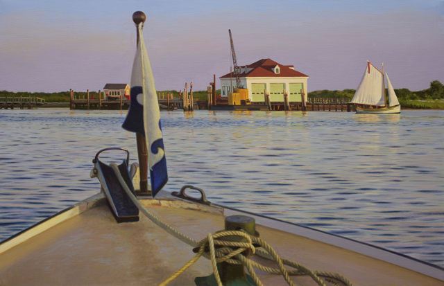 William B. Hoyt | Sunset in Cuttyhunk | Oil on Linen | 20" X 32" | Sold
