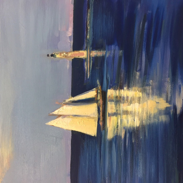 Craig Mooney | Harbor View | Oil on Canvas | 24" X 24" | $3,000.00