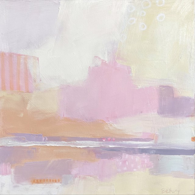 Bethany Harper Williams | Pink Clouds | Oil on Canvas | 20" X 20" | $1,700