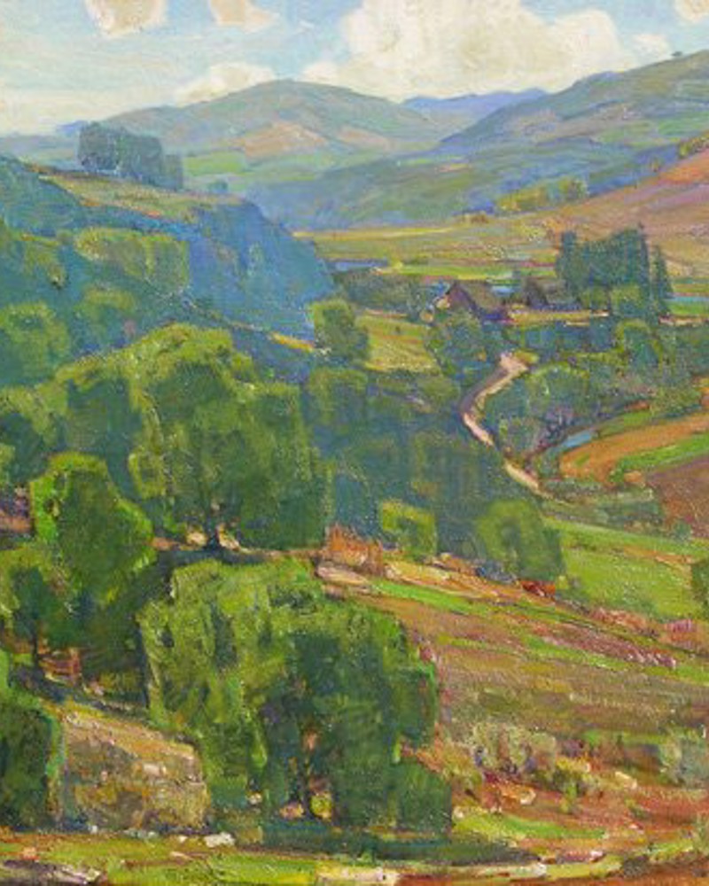 Painting by William Wendt