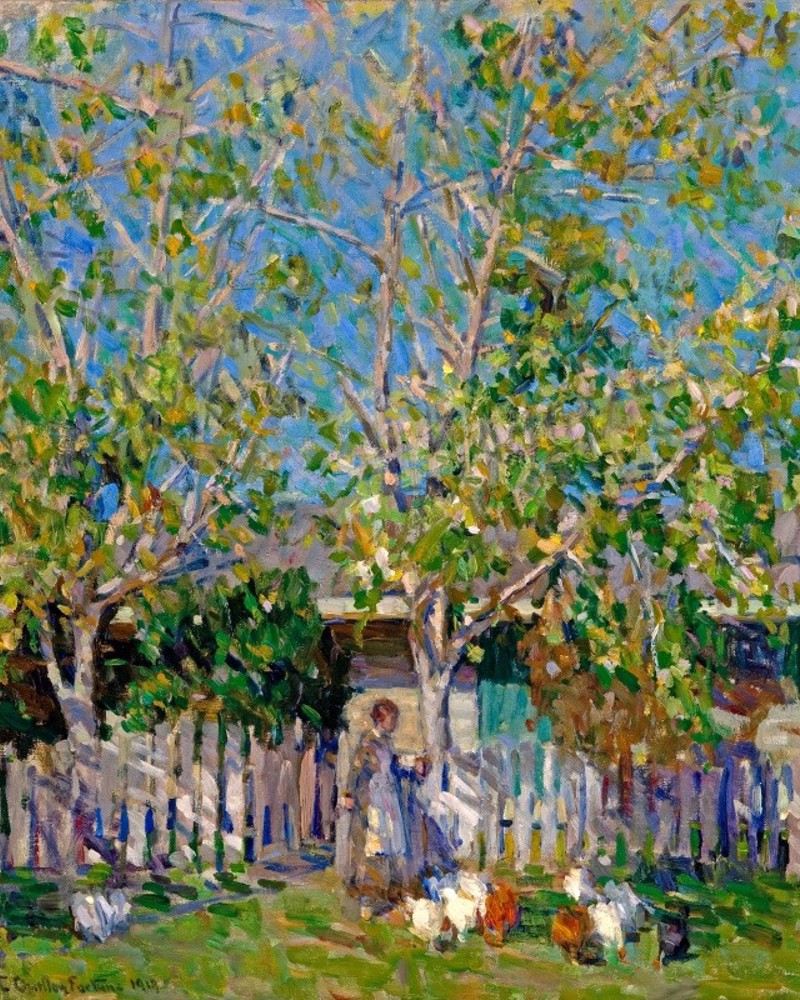Painting by E. Charlton Fortune