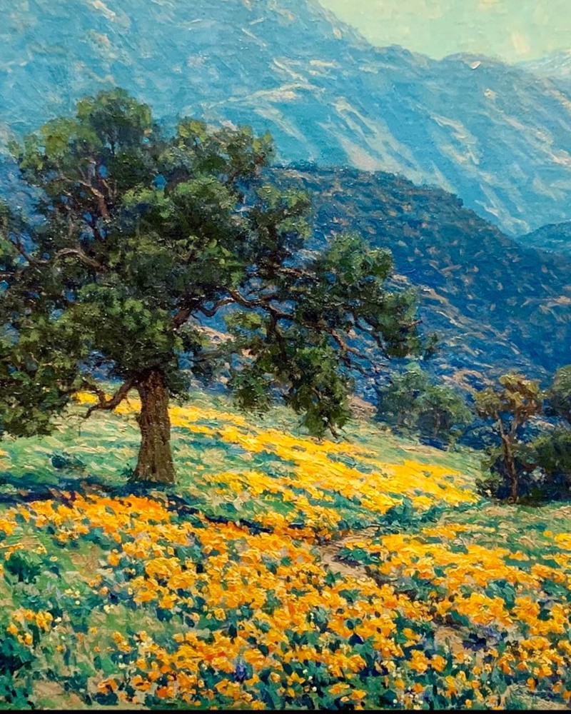 Painting by Granville Redmond