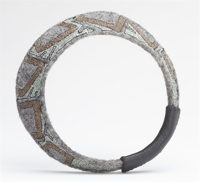 Lisa Klakulak- Felt Jewelry- Form and Concept Gallery- Santa Fe New Mexico