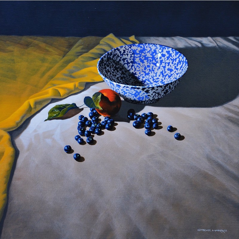 Bowl with Blueberries