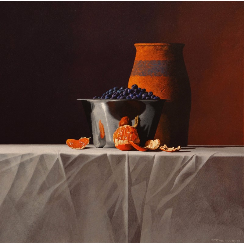 Orange with Blueberries