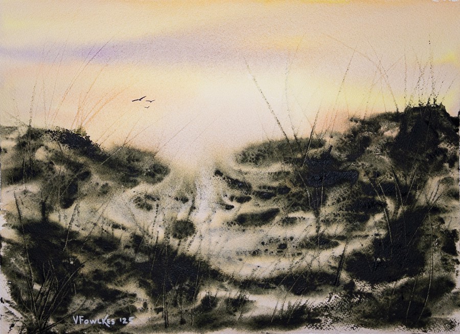 Day's End in the Grassy Dunes II