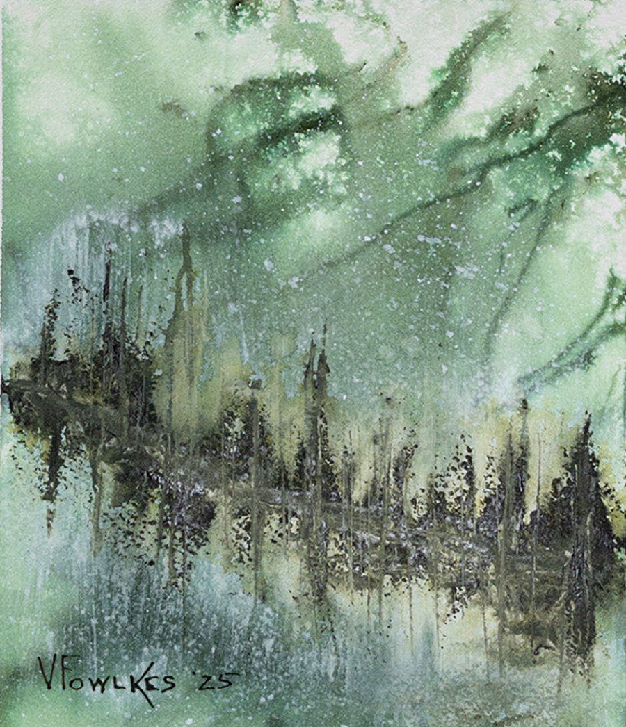 A World Turns Beneath the Wheel of Night (sold)