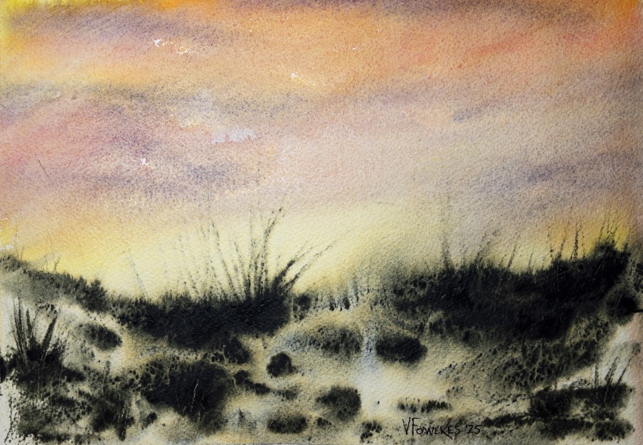 Day's End in the Grassy Dune III