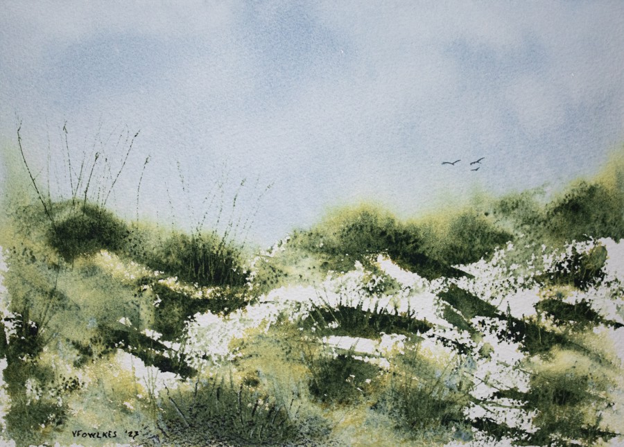 Behind the Grassy Dunes II (sold)
