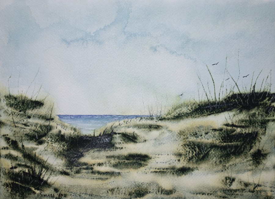 Behind the Grassy Dunes IV (sold)