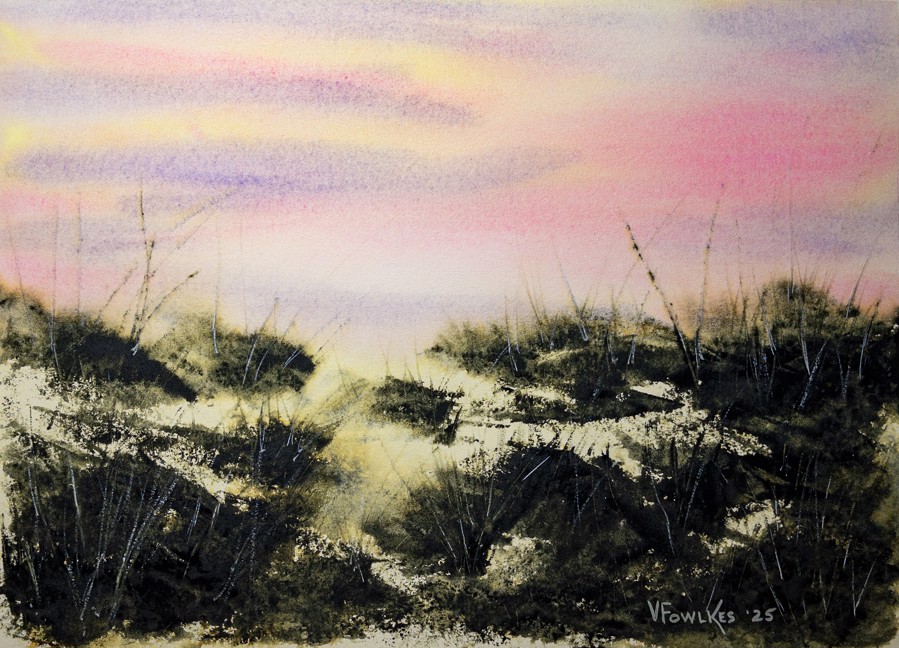 Day's End in the Grassy Dunes IV