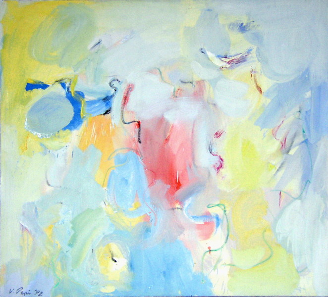 Vincent Pepi colorful abstract expressionist painting