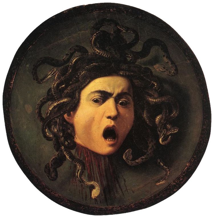 Painting of Medusa by Caravaggio